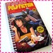 Quentin Tarantino PULP FICTION Timecycled / Recycled / Upcycled VHS Video Movie Journal Notebook - Spiral Bound and Eco Friendly - 1994-