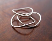 Wave trio - stacking rings
