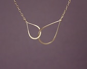 Gold Infinity Necklace - Infinity Eternity Necklace in 14K Gold Filled