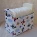 Storage and Organization - Fabric Organizer Container Bin Basket - Urban Zoologie - Owls Bermuda