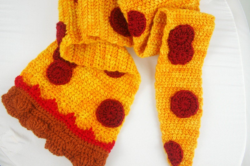 Pepperoni Pizza Scarf - Made To Order