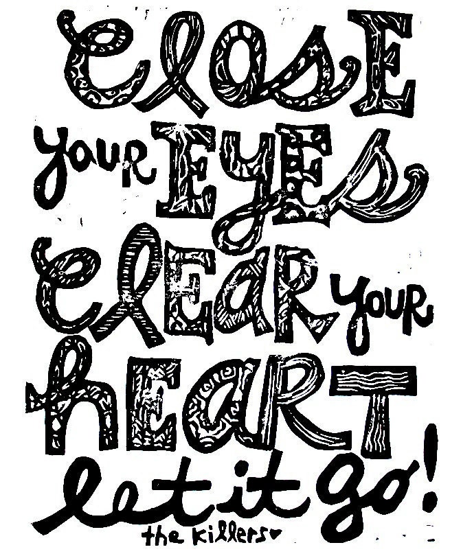 close your eyes