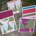 Sugar Plum Christmas Mini Note Cards / Gift Tags / Place Cards Set Of 30