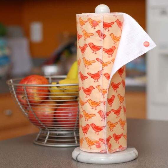 Reusable Eco Friendly Snapping Paper Towel Set by mamamade