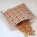 Argyle - Medium Reusable Sandwich Bag from green by mamamade