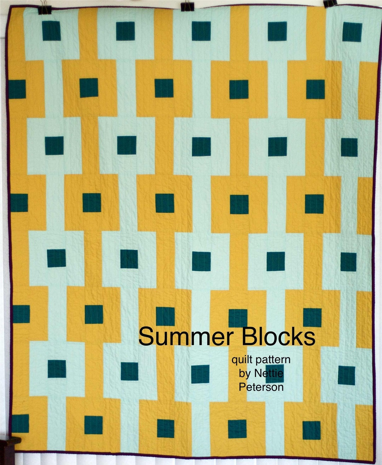Summer Blocks quilt PATTERN (PDF)