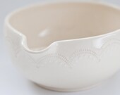 Batter Bowl - Mixing Bowl - Stitch - Cream