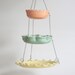 Hanging Kitchen Basket - Set of 3 with UnMatchy edges - MADE TO ORDER - Citrus Colors