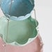 Hanging Fruit Basket - Set of 3 with UnMatchy Edges - Candy Colors.