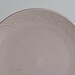 Oversized teacup and saucer - scallop stitching - linen