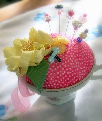 Make Your Own Teacup Pincushion eBook