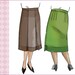 NVL 1920s front pleated flapper skirt 36 waist 48 hips PLUS SIZE