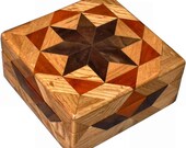 Square Oak Box