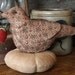 Primitive Folk Art Bird Pincushion E Pattern