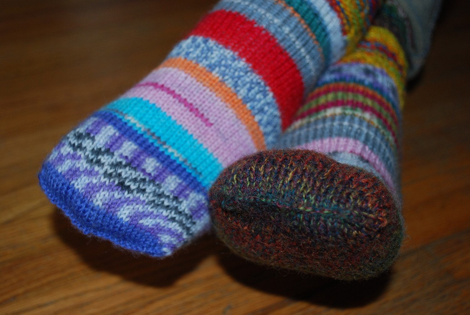 stripey socks