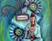 Gratitude - 8" x 10" Canvas Print