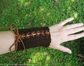 Crocheted Elven Costume Bracers - Made to Order - Any Color