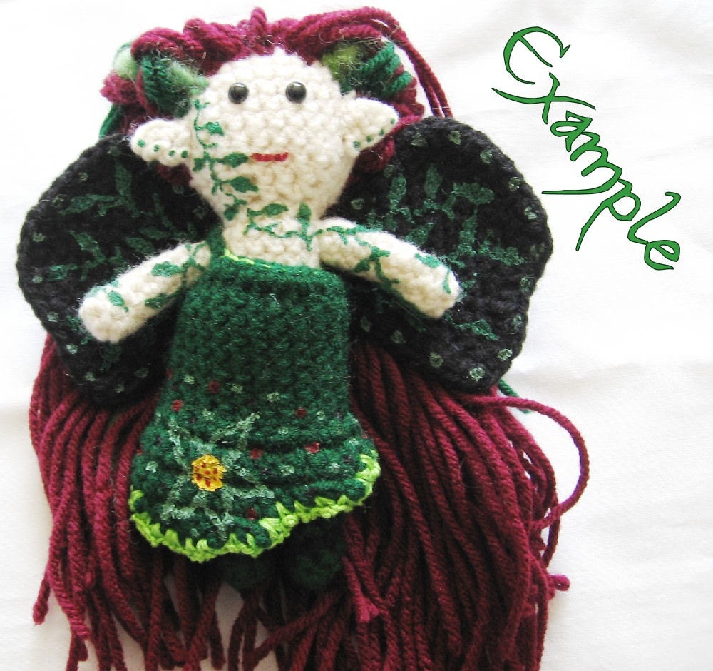 Made to Order Custom 6 inch Fairy or Elf Art Doll
