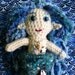 Crocheted fantasy mermaid art doll plushie - Meremenin
