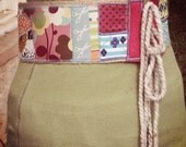 Patchwork Obi Belt -  Cheerful Crafter