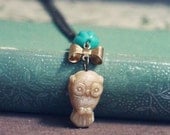 Owl and Bow Necklace