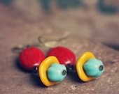 Colorful Fiesta Beaded Earrings
