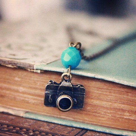 Vintage Inspired Camera Necklace
