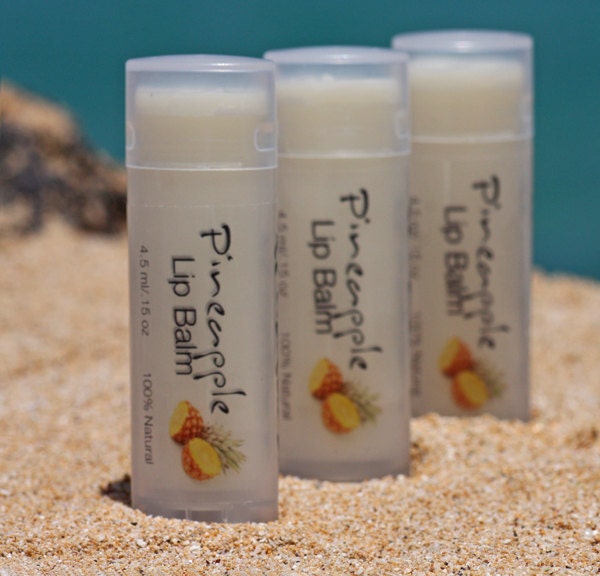 Natural Pineapple Lip Balm - Gluten Free