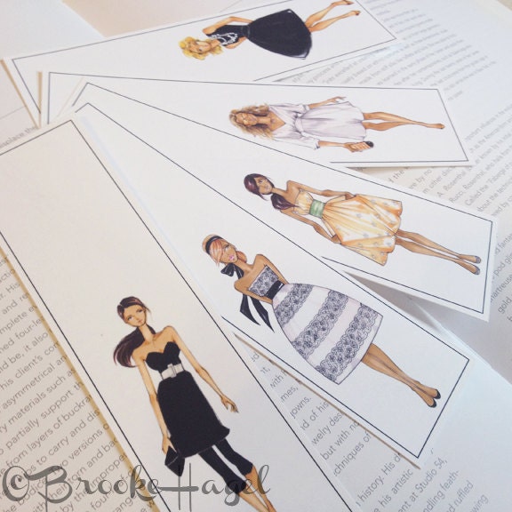 Fashion Illustration Bookmark