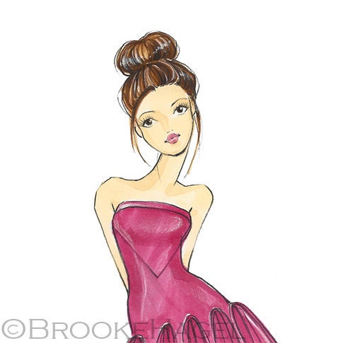 Mae - Fashion Illustration Print