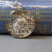 Tanzania Vintage Map Necklace  Mt. Kilimanjaro and Lake Victoria