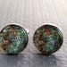 Map Cufflink Set Vintage Atlas Reclaimed Sterling Silver Custom Locations