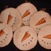 Primitive Stitchery Ornies 6 Happy Snowman