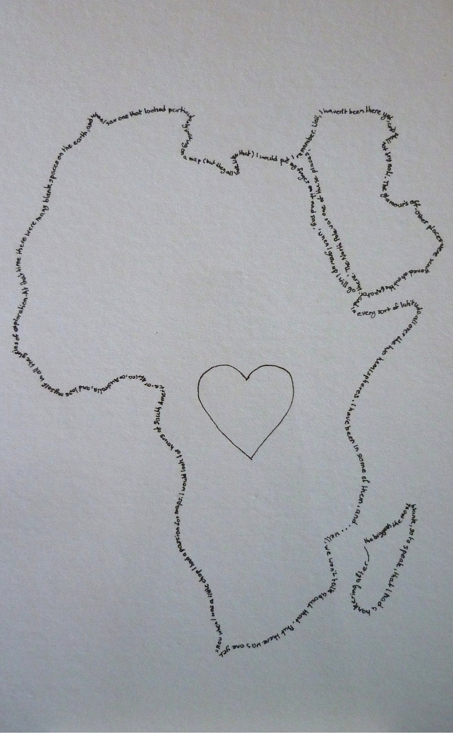 Africa Line Map