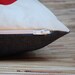 Recycled Sail Green Star Throw Pillow