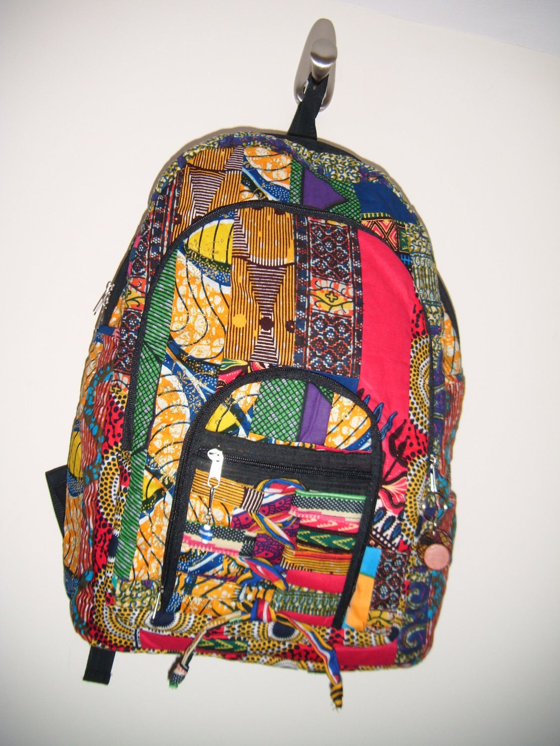 Backpack - African Patchwork - Mate Masie OOAK - Fair Trade - On HOLD for Catherine