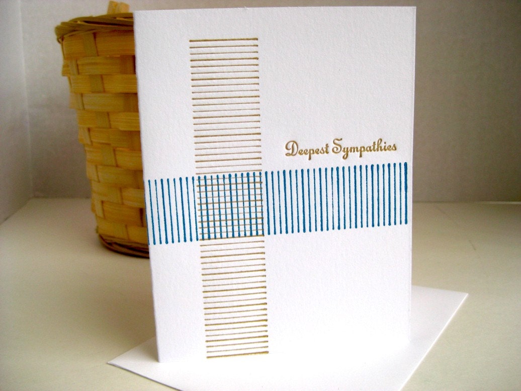 Deepest Sympathies note card