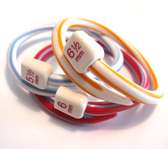 Knitting Needle Bangles Stripe - Limited Edition Original Set Special Price