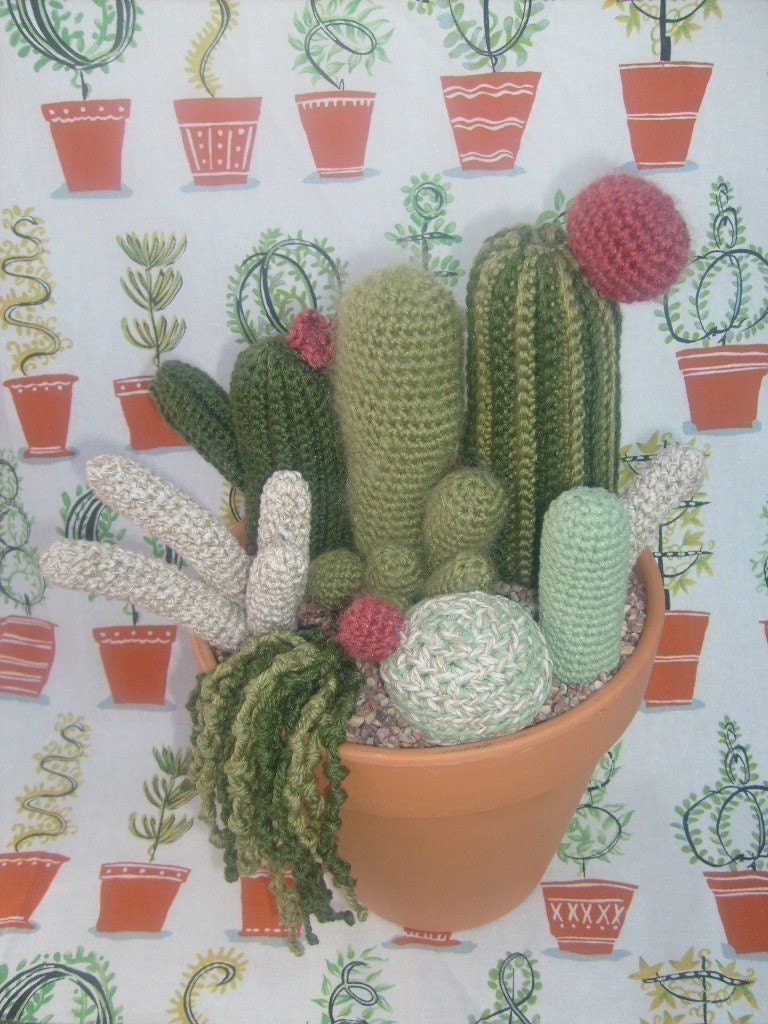 CROCHET CACTUS GARDEN PATTERN FREE CROCHET PATTERNS