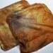 RESERVED for Linda -- Hand Dyed Silk Fiber Mawata Silk Hankies for Spinning or Knitting -- Copper Penny (10grams)