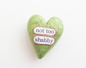 Heart Sentiment- Graduation, Congratulations, Milestone- Miniature Clay Keepsake
