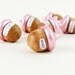 Baby Girl Acorns - shower decoration, rustic home decor bowl filler, or infant birth announcement by humbleBea