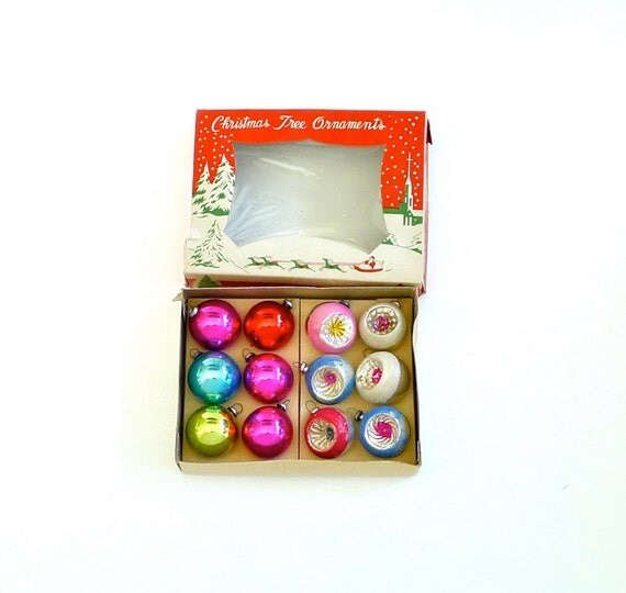 Vintage Christmas Ornaments Made in Japan by marybethhale on Etsy