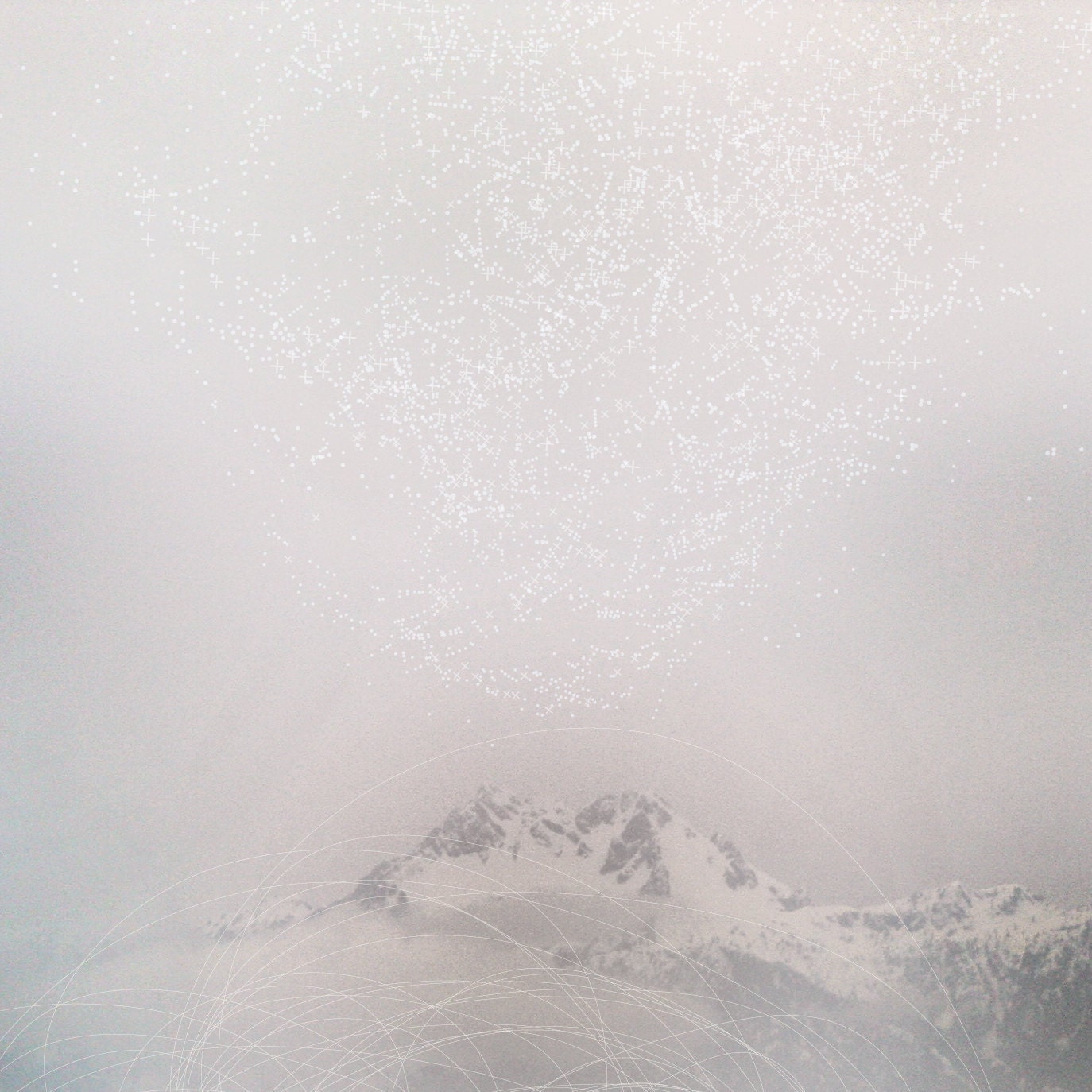 Mount Olympia Constellation : Photographic Print 10x10"