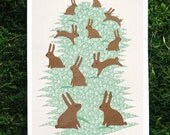 Bunny Family 5x7 print