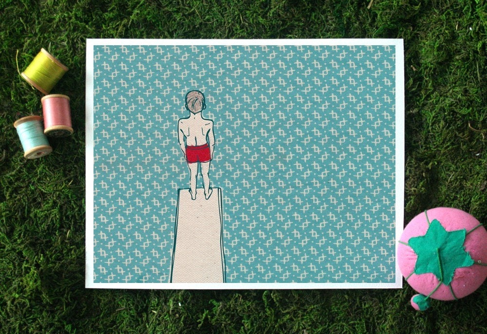 Diving Board 8x10 print