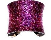 Metallic Magenta Stingray Cuff Bracelet - by UNEARTHED