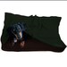 Eco Pet Bed - Recycled Brown Green Fleece