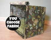 Designer 36L Dog Crate Cover : Choose from over 600 Fabrics / Custom Sizes Available