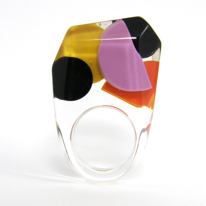 Color Box Resin Ring